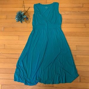 L.L. Bean dress teal size Med